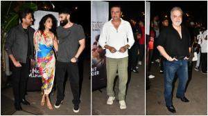 `द नाइट मैनेजर` वेब सीरीज की टीम को मुंबई में बुधवार को जश्न मनाते हुए स्पॉट किया गया. (PHOTOS: Yogen Shah)