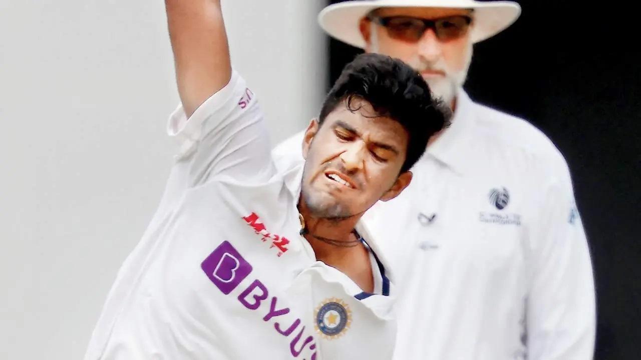 Washington Sundar. Pic/AFP