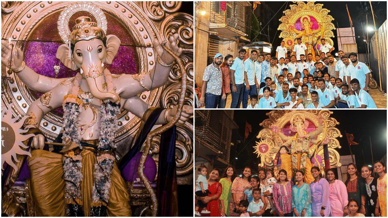 पूरे इलाके में उत्सव का माहौल छाया रहा और भक्तों की भीड़ उमड़ पड़ी.