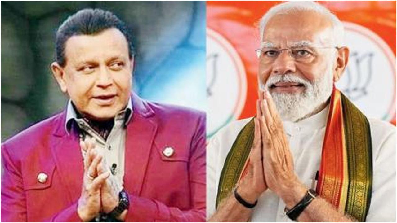 मिथुन चक्रवर्ती और पीएम नरेंद्र मोदी (फाइल फोटो)