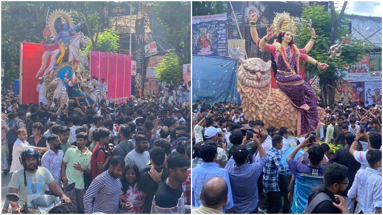 ढोल-नगाड़ों की गूंज और भक्तों के उत्साह ने माहौल को और भी पवित्र और हर्षोल्लास से भर दिया. (Photos / Shadab Khan)