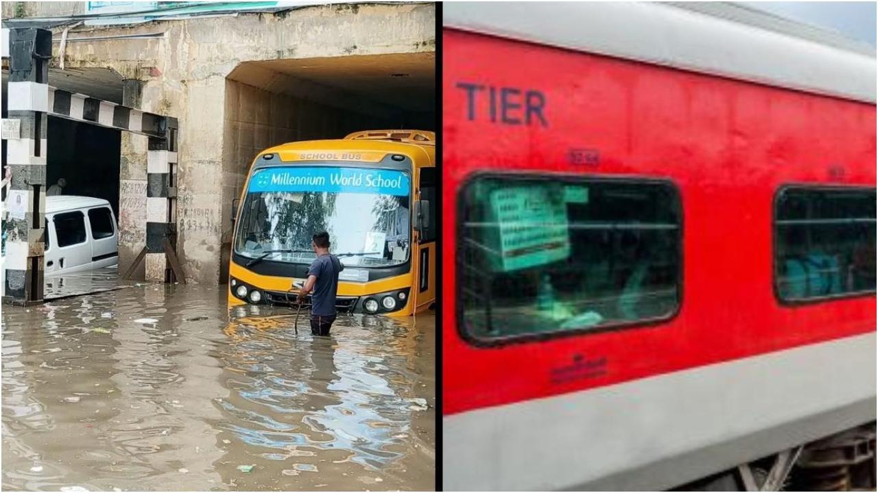 गुजरात में भारी बारिश के कारण एक्सप्रेस ट्रेनें रद्द कर दी गईं (फाइल फोटो)