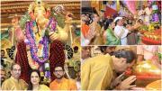 उद्धव ठाकरे के साथ उनके बेटे आदित्य ठाकरे, जो महाराष्ट्र सरकार में मंत्री रह चुके हैं, और उनकी पत्नी रश्मी ठाकरे भी मौजूद थीं. 