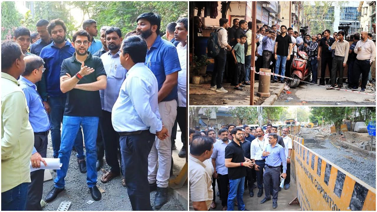 उन्होंने गणपतराव कदम मार्ग/वीर संताची लेन, सास्मिरा मार्ग, जे बी टेमकर मार्ग और मेटल बॉक्स लेन दूरदर्शन वर्ली जैसे भीड़भाड़ वाले हिस्सों का जायजा लिया, जहां सड़कें खुदी हुई हैं और कार्य अधूरे पड़े हैं.