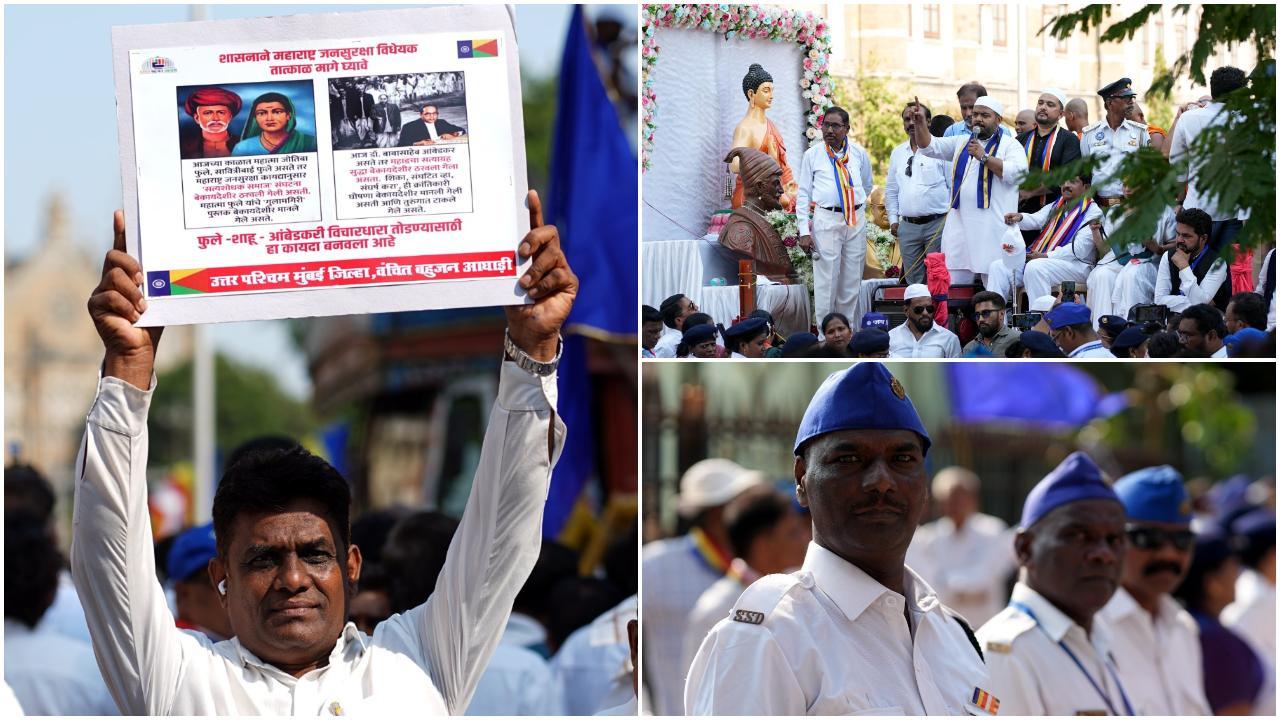 प्रदर्शनकारियों का कहना था कि यह कानून बोधगया मंदिर का संचालन बौद्ध समुदाय से छीनकर अन्य प्रबंधन हाथों में दे रहा है, और इसके परिणामस्वरूप बौद्धों के धार्मिक अधिकारों का उल्लंघन हो रहा है. (Pics/Dweep Bane)