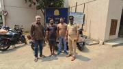 बुधवार को आरोपी पुलिस हिरासत में.