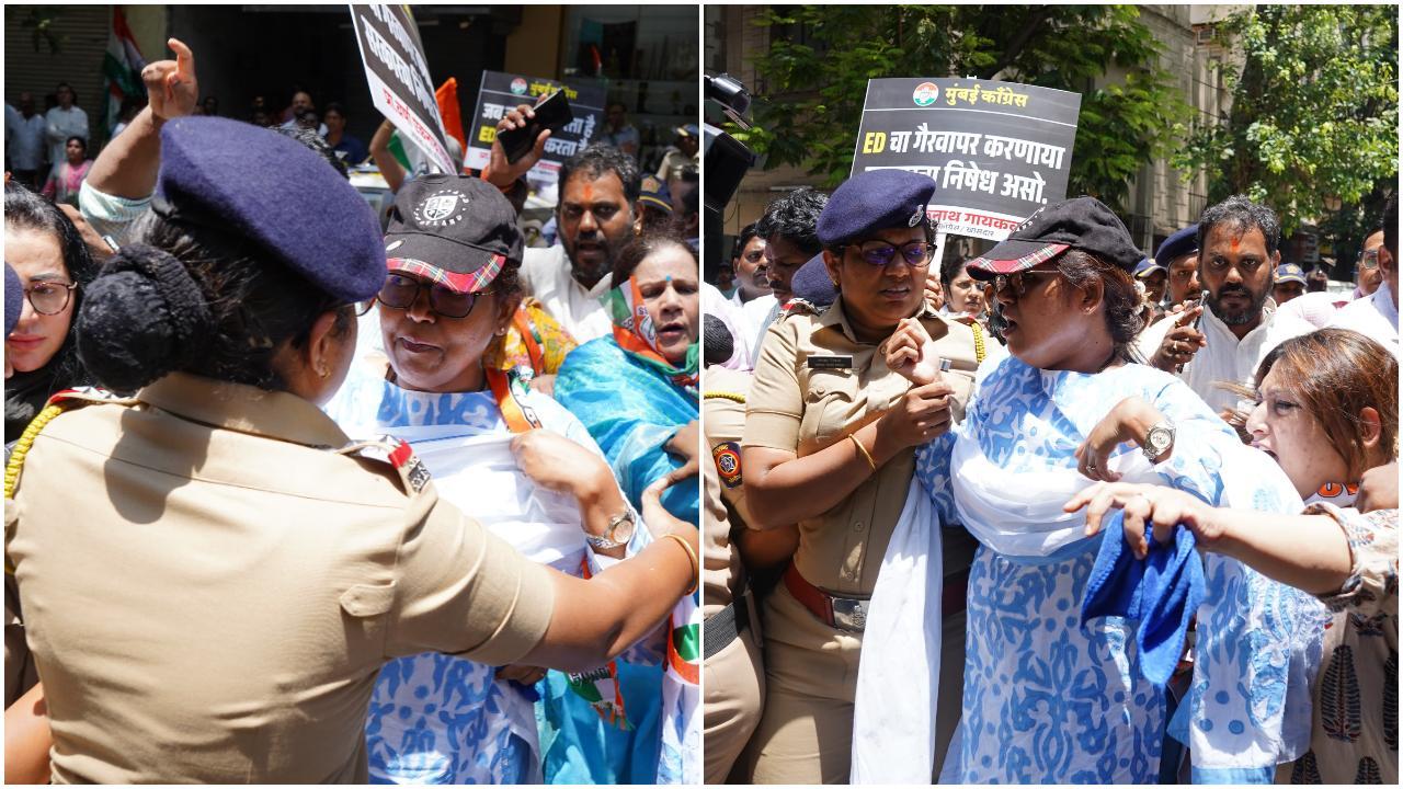 घटना के दौरान वर्षा गायकवाड और उनके साथियों के साथ कथित रूप से पुलिस द्वारा बल प्रयोग किया गया. 