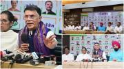 इस दौरान कांग्रेस ने नेशनल हेराल्ड मामले में प्रवर्तन निदेशालय (ईडी) द्वारा सोनिया गांधी और राहुल गांधी के खिलाफ दायर चार्जशीट का विरोध करते हुए इसे एक राजनीतिक साजिश करार दिया. (PICS/Shadab Khan)