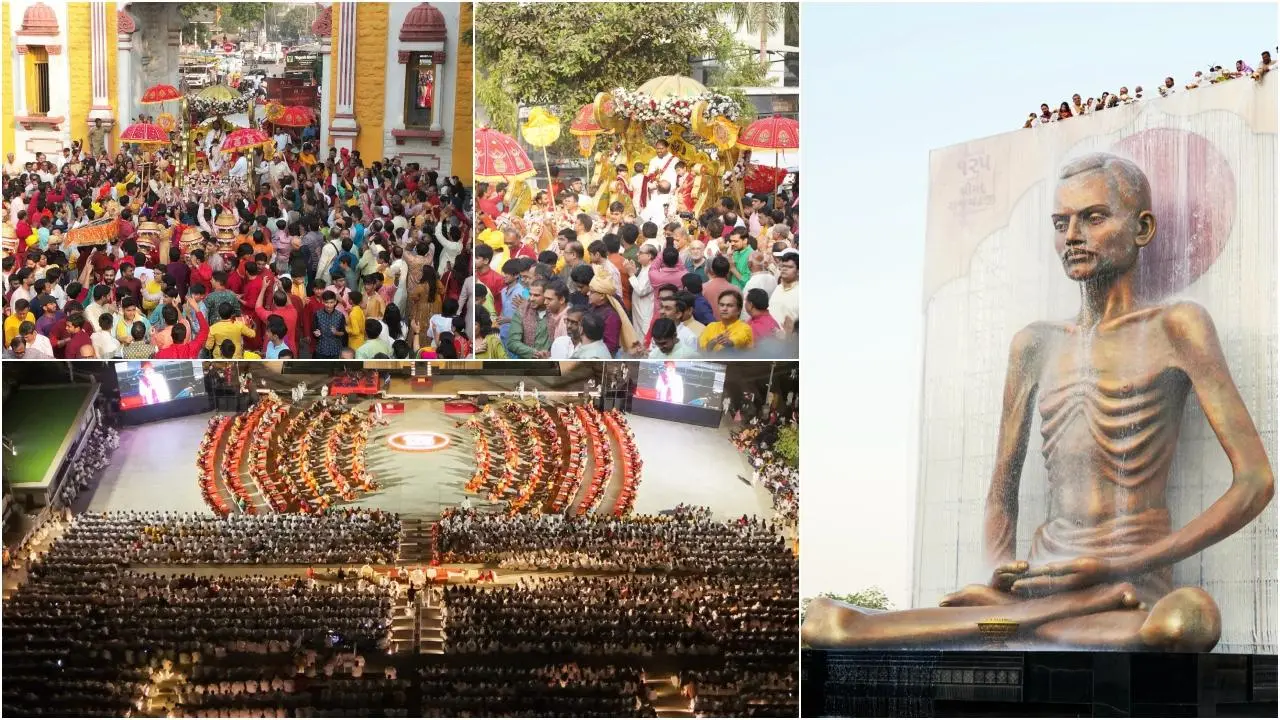 धरमपुर की सड़कों पर युवा और बुजुर्ग लोग बड़े उत्साह से नाच-गाकर उत्सव जैसा माहौल बना रहे थे. मंगल के मौके पर धरमपुर के सभी बूचड़खाने बंद रखे गये.