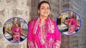 शिल्पा शिरोडकर के चेहरे पर श्रद्धा और संतोष की झलक साफ देखी जा सकती है. फैंस के बीच उनकी यह भक्ति से भरी तस्वीरें तेजी से वायरल हो रही हैं.