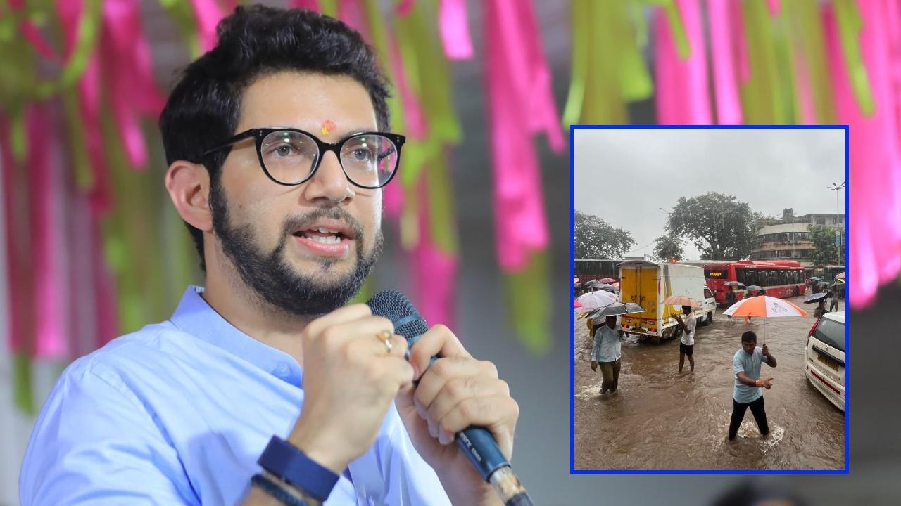 Iतेज बारिश में शिवसैनिकों को आदित्य ठाकरे का संदेश– जरूरतमंदों के लिए आगे आएं