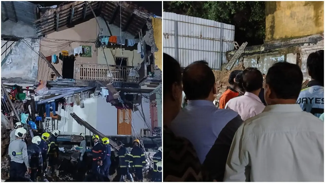 Iमुंबई के चीरा बाजार की जर्जर इमारत की सीढ़ियां गिरीं, बड़ा हादसा टला