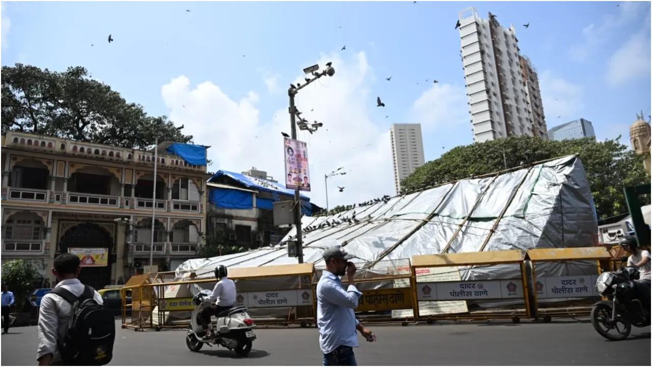 दादर पश्चिम के प्रतिष्ठित कबूतरखाना में 11 लोगों पर 5500 रुपये का जुर्माना लगाया गया. अधिकारी ने बताया कि बी, सी, ईएफ दक्षिण, एन और एल वार्ड में इस संबंध में कोई कार्रवाई नहीं की गई है.