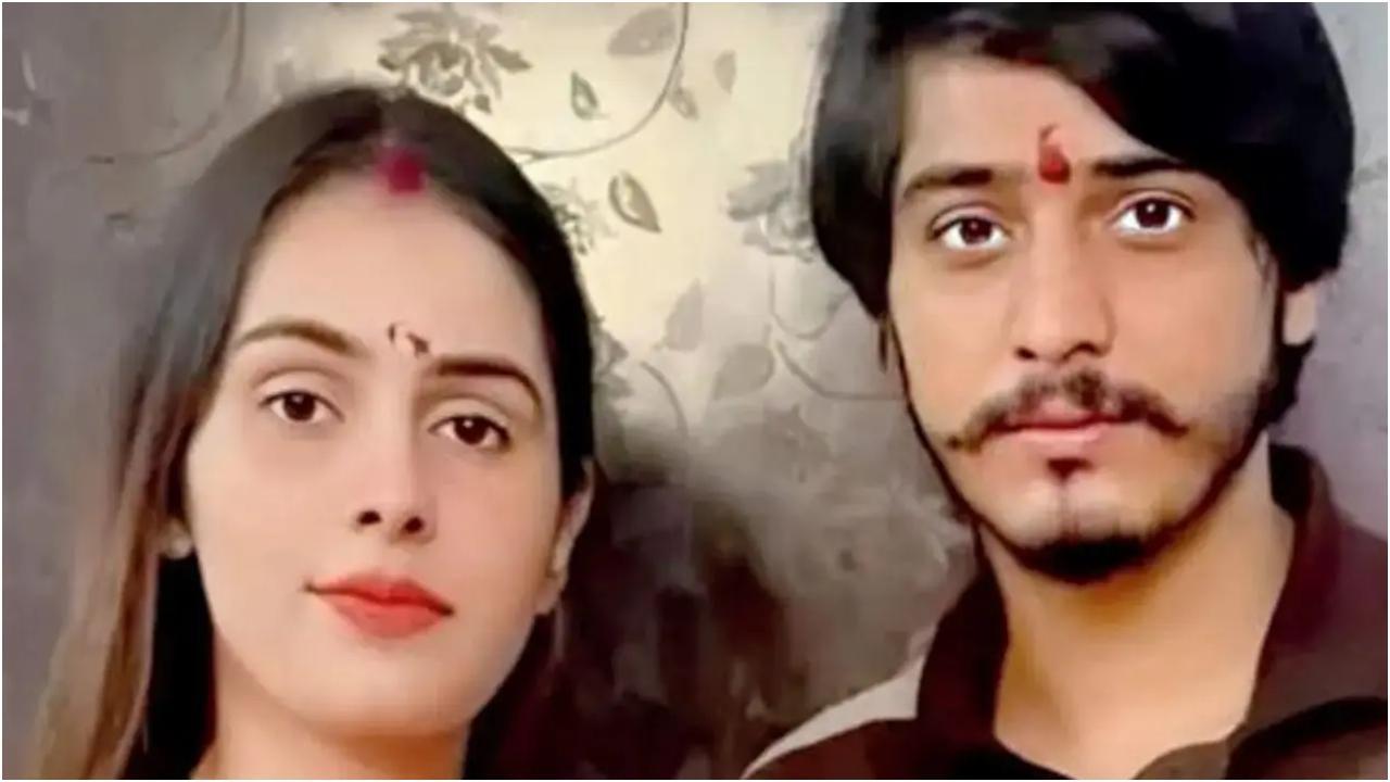 निक्की भाटी (बाएँ) को उसके पति विपिन भाटी (दाएँ) और उसके ससुराल वालों ने कथित तौर पर आग लगा दी. फ़ाइल तस्वीर