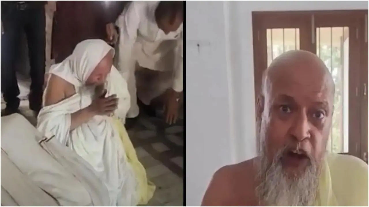 Iपाकिस्तान की तीर्थयात्रा पर से लौटे जैन मुनि, कहा- `हमें पैदल चलना चाहिए....`