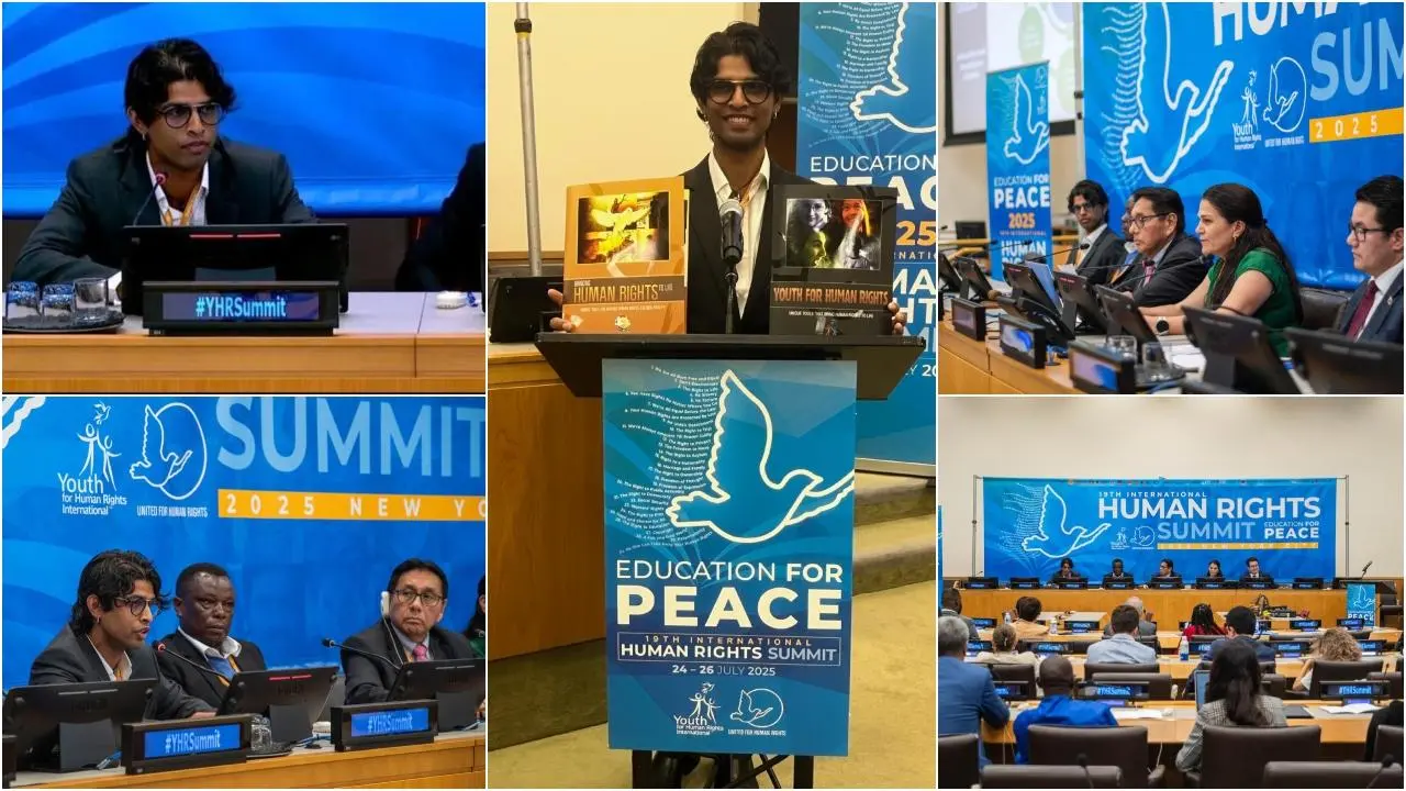 न्यूयॉर्क शहर में आयोजित 19वां अंतर्राष्ट्रीय मानवाधिकार शिखर सम्मेलन