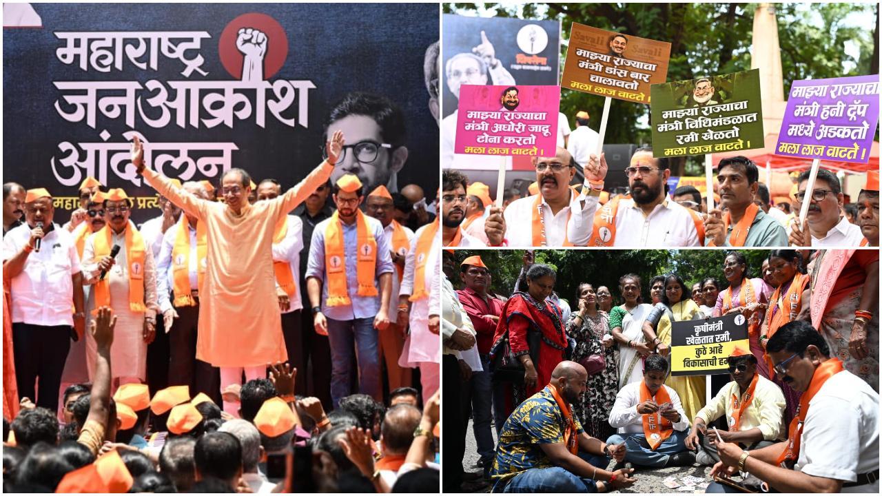 Iदादर में ‘जनआक्रोश आंदोलन’ से गरजे उद्धव ठाकरे, शिंदे-फडणवीस सरकार पर जमकर बरसे