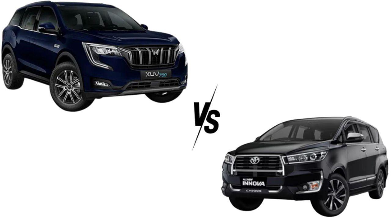 Toyota Innova Crysta बनाम Mahindra XUV700