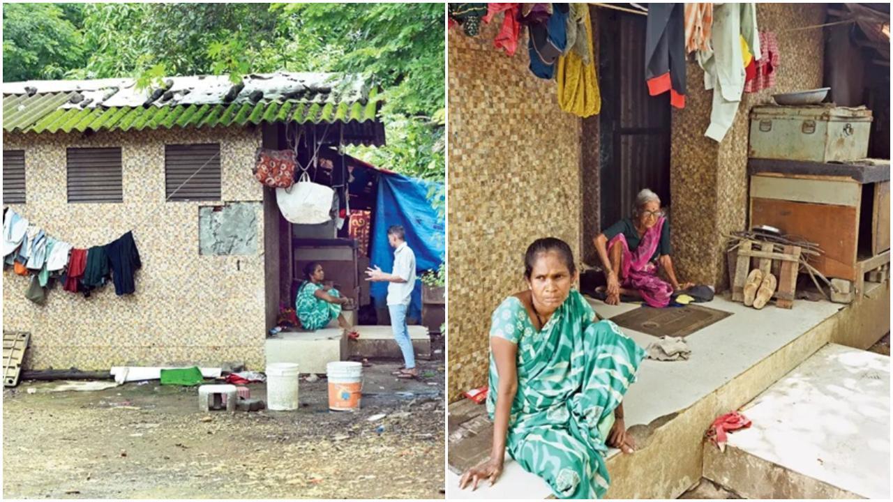 Iमुंबई के आरे में शौचालय पर परिवार का कब्जा: सार्वजनिक शौचालय को बना लिया अपना घर