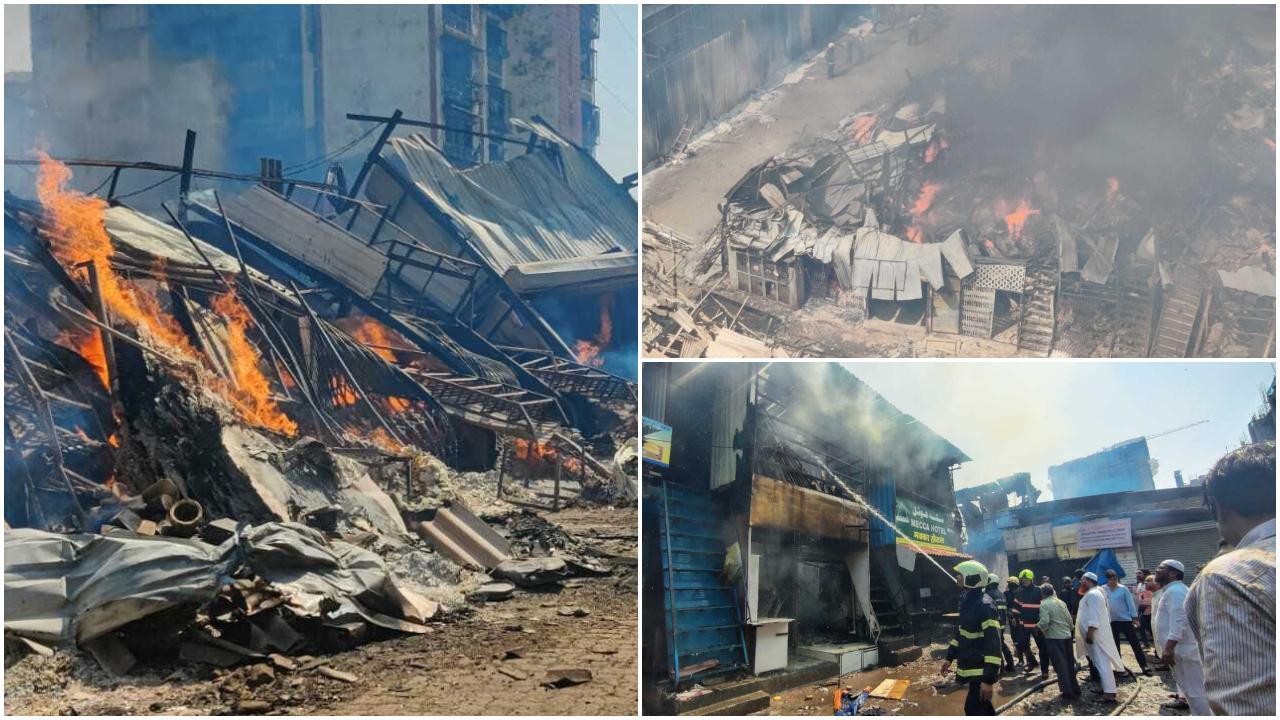 मुंबई फायर ब्रिगेड (MFB) ने इस घटना को लेवल 2 की आग घोषित किया, जिसका मतलब है कि यह एक गंभीर और नियंत्रित करने में मुश्किल आग थी. (Photos: NIMESH DAVE)