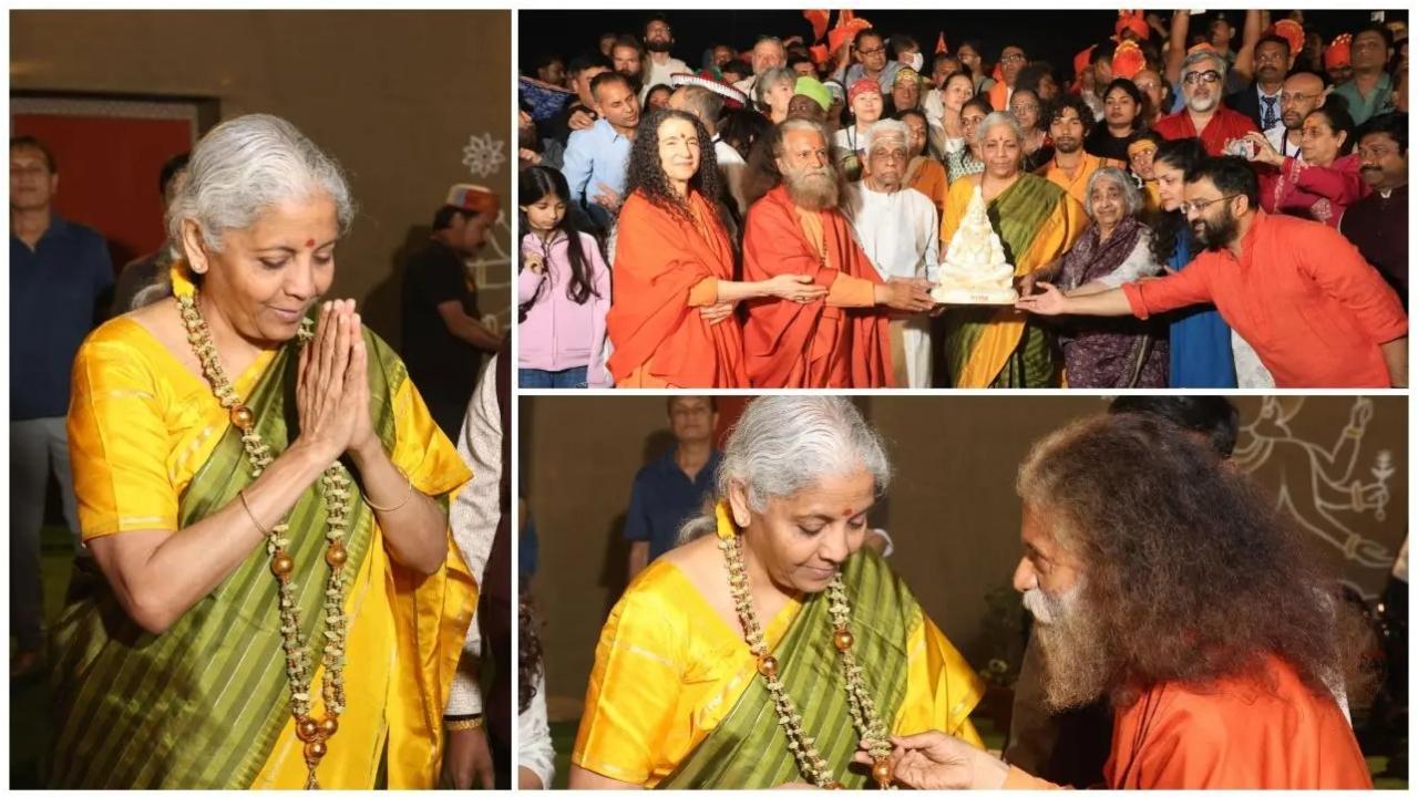निर्मला सीतारमण ने कुंभ मेले का दौरा किया