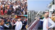अमित शाह ने अपने परिवार और स्थानीय जनता के साथ इस पवित्र त्योहार को हर्षोल्लास के साथ मनाया. 