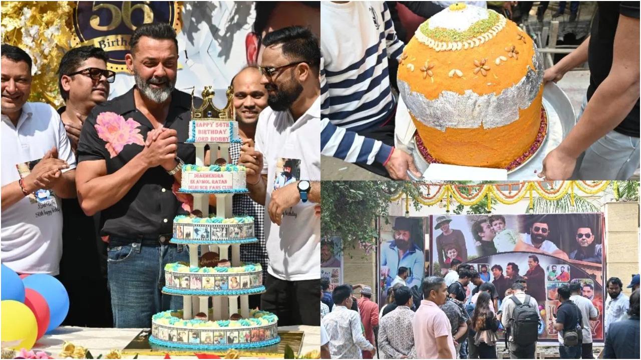 बॉबी देओल ने फैन्स के साथ मनाया जन्मदिन फोटो/योगेन शाह
