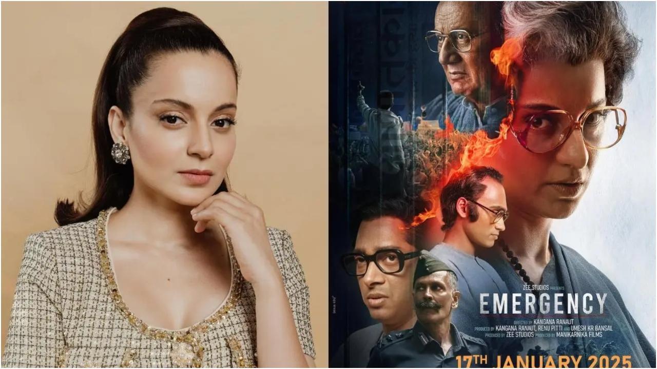 कंगना रनौत की आने वाली फिल्म इमरजेंसी का पोस्टर (तस्वीर/इंस्टाग्राम)