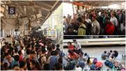 रेलवे अधिकारियों के अनुसार, यह व्यवधान निर्माणाधीन कार्नेक ब्रिज के गर्डर लॉन्चिंग कार्य के कारण हुआ.  (Pics: Satej Shinde)