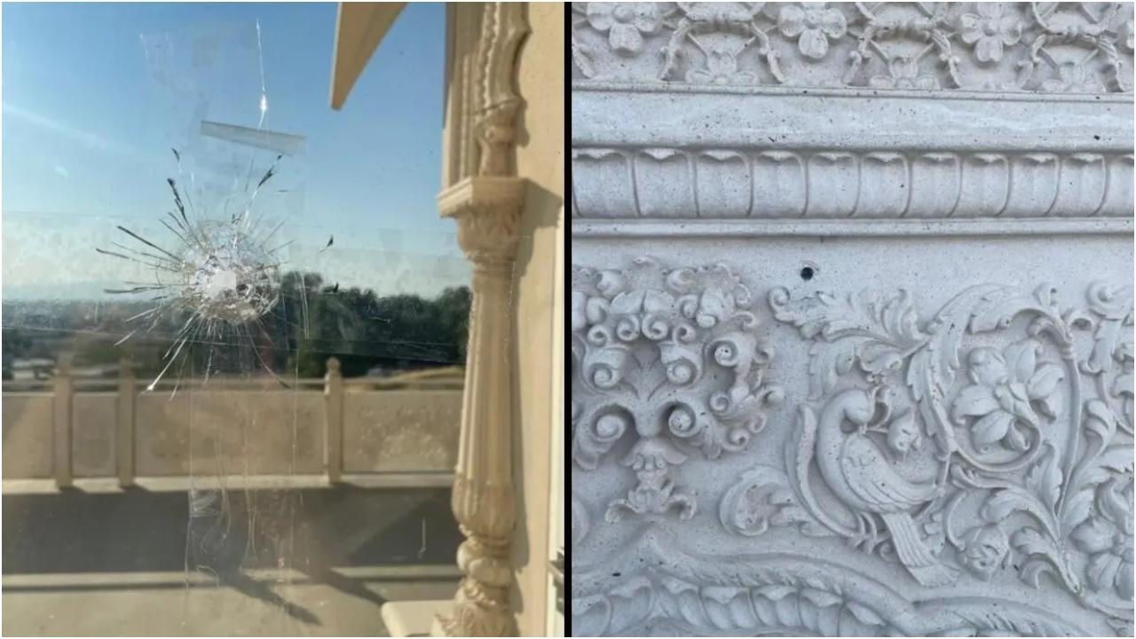 इस्कॉन मंदिर में गोलीबारी (फोटो: X)