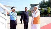 प्रधानमंत्री मोदी ने घाना से अपनी पांच देशों की यात्रा की शुरुआत की। यह इस अफ्रीकी देश की उनकी पहली द्विपक्षीय यात्रा है. फोटो/पीटीआई