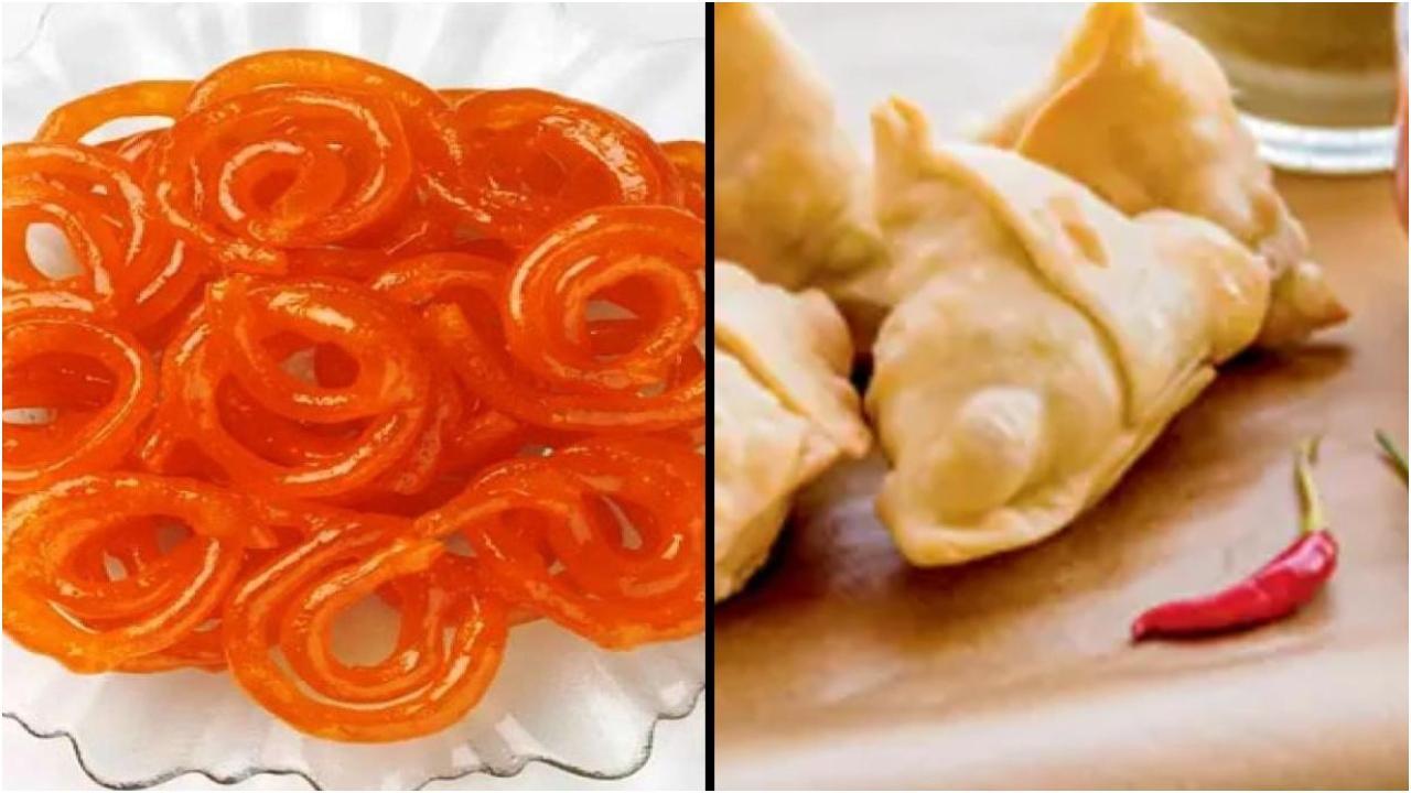 जलेबी और समोसा (फोटो: मिड-डे)
