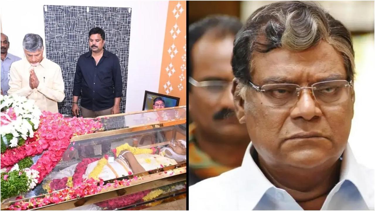 आंध्र प्रदेश के मुख्यमंत्री चंद्रबाबू नायडू ने कोटा श्रीनिवास राव को श्रद्धांजलि अर्पित की (फोटो: X)