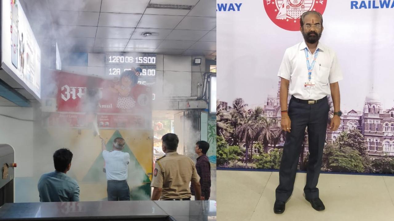 Iएम.एस. जोशी की सूझबूझ से चर्चगेट रेलवे स्टेशन पर आग पर काबू पाया गया