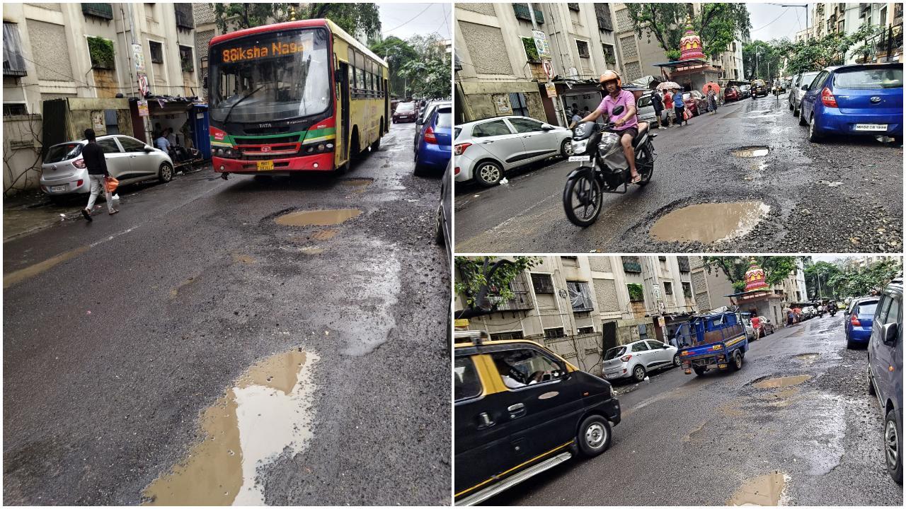 Iसायन के प्रतीक्षा नगर में गड्ढों की भरमार, सड़क पर चलना बन गया खतरे से खाली नहीं