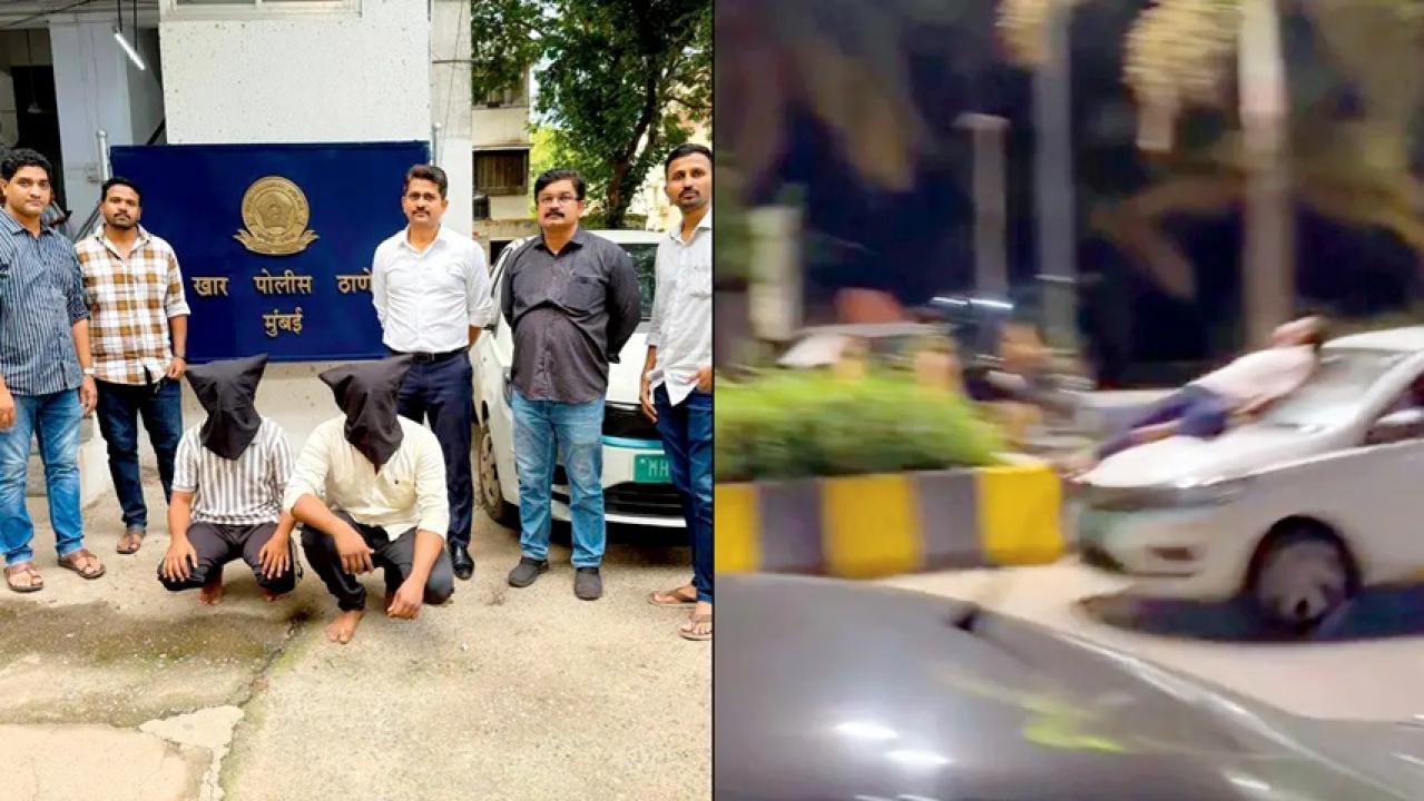 Iबांद्रा के कार्टर रोड पर स्टंट का वीडियो वायरल, पुलिस ने 2 युवक को किया गिरफ्तार