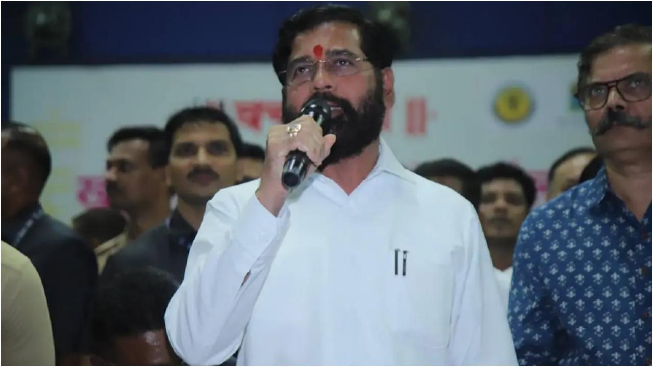 महाराष्ट्र के उपमुख्यमंत्री एकनाथ शिंदे. तस्वीर/एक्स
