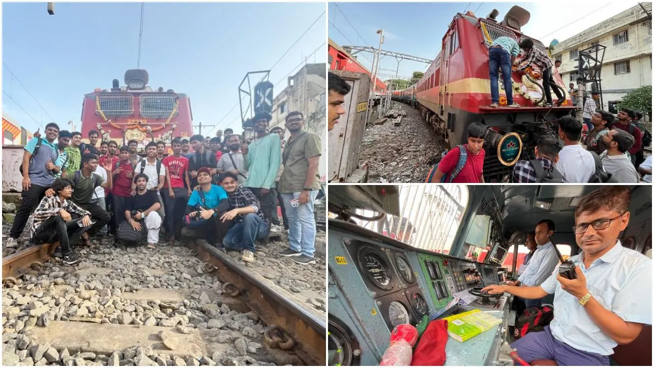I‘दक्खन की रानी’ डेक्कन क्वीन ने पूरे किए 95 साल, यात्रियों ने CSMT पर मनाया जश्न