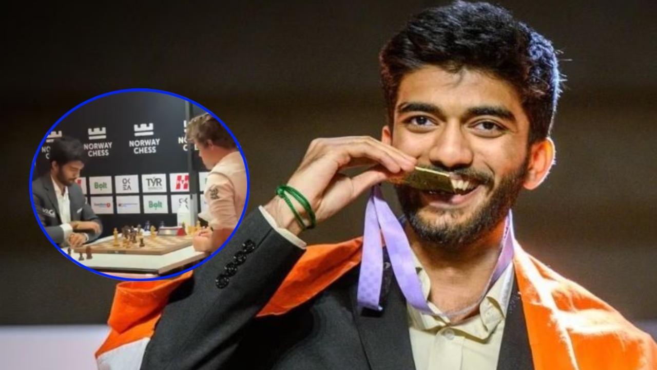 Iविश्व चैंपियन गुकेश ने रचा इतिहास, कार्लसन को हराकर पहुंचें तीसरे स्थान पर