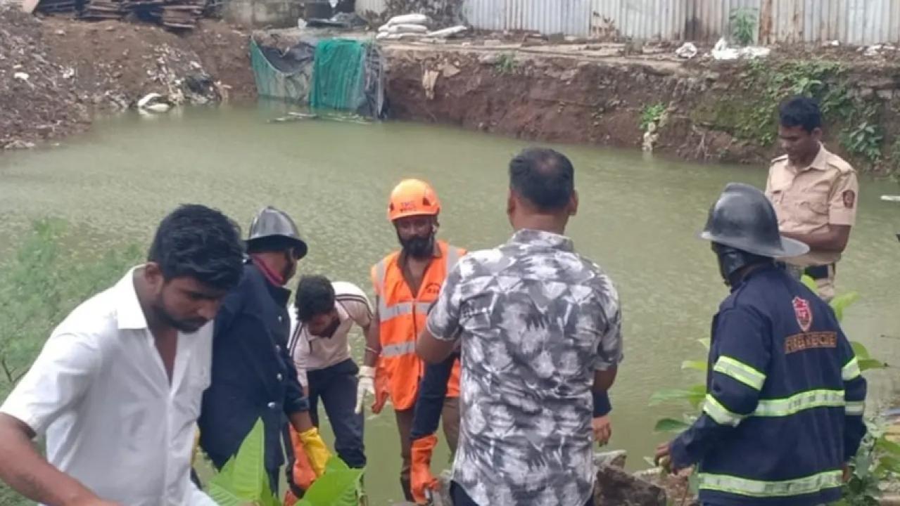Iनिर्माण कार्य के गड्ढे में मिला 35 वर्षीय व्यक्ति का शव, पुलिस ने शुरू की जांच