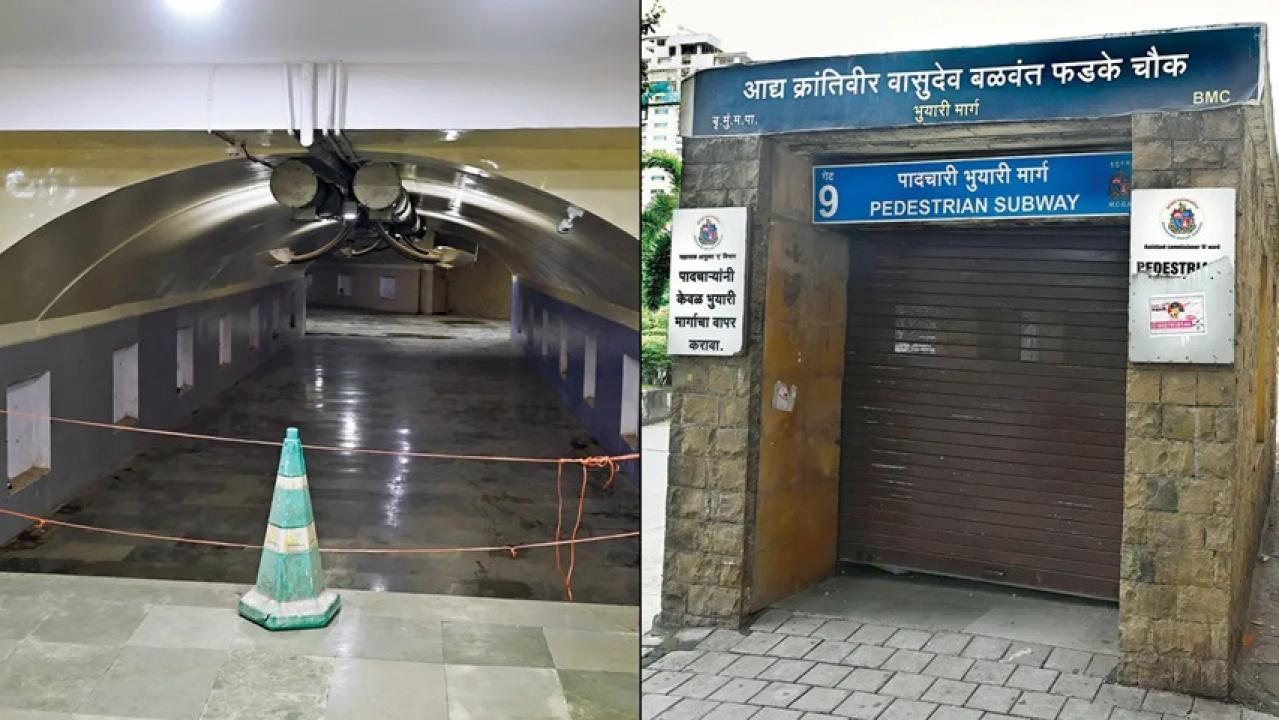 Iमुंबई के सोबो सबवे के बंद गेटों से छात्रों और पैदल यात्रियों को हो रही असुविधा