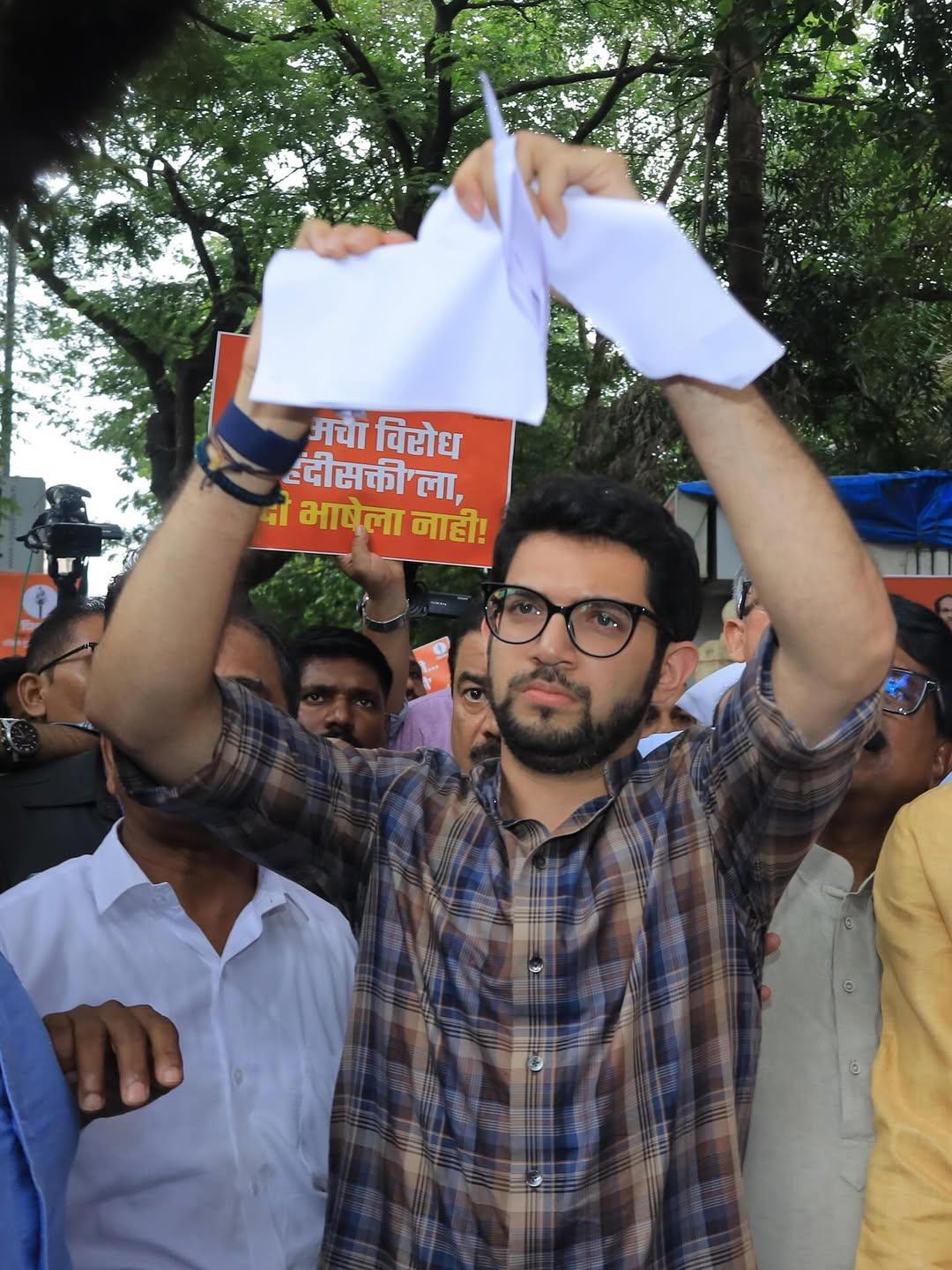 मुख्यमंत्री देवेंद्र फडणवीस ने कहा, “आज के कैबिनेट निर्णय में, हमने जीआर को रद्द कर दिया है और शिक्षा प्रणाली में तीन-भाषा प्रारूप का अध्ययन करने के लिए एक समिति बनाई है.” 