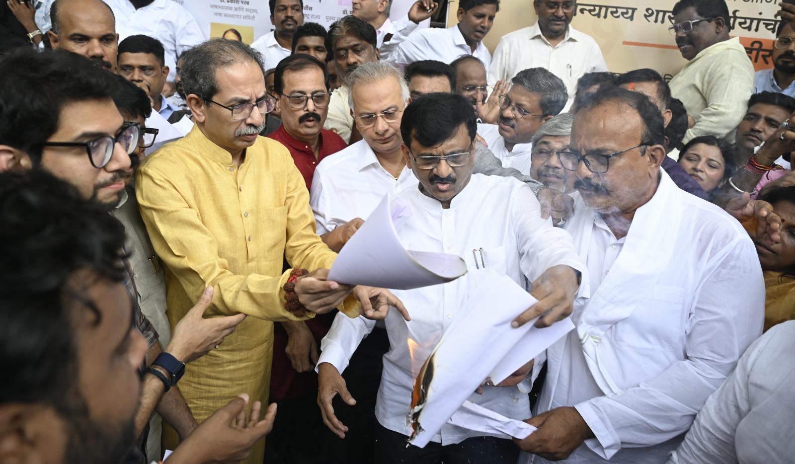 इस गठबंधन ने तीन-भाषा नीति की विस्तृत समीक्षा करने के लिए डॉ. नरेंद्र जाधव की अध्यक्षता में एक समिति का गठन करने की घोषणा की है. इस समिति की रिपोर्ट के आधार पर आगे का निर्णय लिया जाएगा.