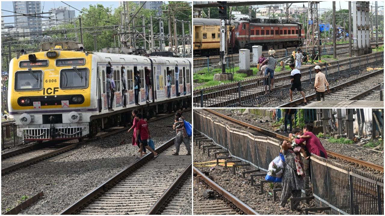 Iमुंबई का माहिम स्टेशन बना खतरनाक क्रॉसिंग जोन, लोग उड़ा रहे नियमों की धज्जियां