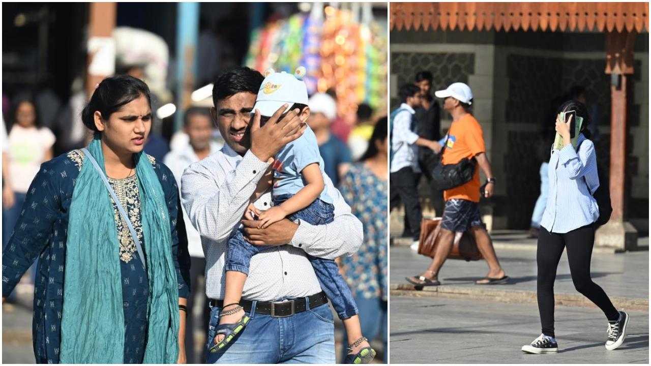रविवार को शहर में तापमान में मामूली वृद्धि दर्ज की गई, और अधिकतम तापमान 35.4 डिग्री सेल्सियस तक पहुंच गया. (Pic/Atul Kamble) 