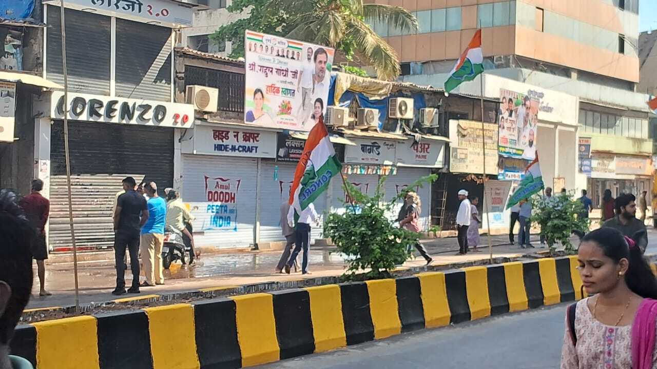 इलाके को साफ-सुथरा दिखाने की पूरी कोशिश की गई. यह सब राहुल गांधी के दौरे से ठीक पहले हुआ.