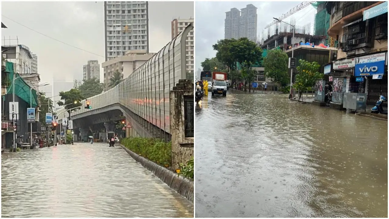 Iमुंबई में मूसलधार बारिश का असर, हिंदमाता हुआ जलमग्न, देखें ताजा तस्वीरें