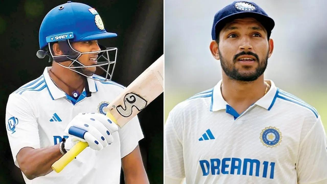 Sai Sudharsan and Dhruv Jurel. Pics/Getty Images