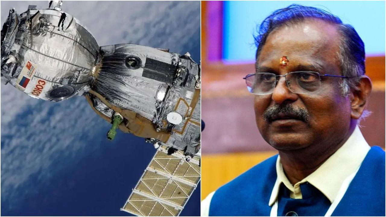 इसरो के चेयरमैन वी नारायणन ने पीएसएलवी-सी61 रॉकेट द्वारा पृथ्वी अवलोकन उपग्रह (ईओएस-09) को पहले लॉन्च पैड से प्रक्षेपित किए जाने के बाद मीडिया को संबोधित किया. फोटो साभार/पीटीआई