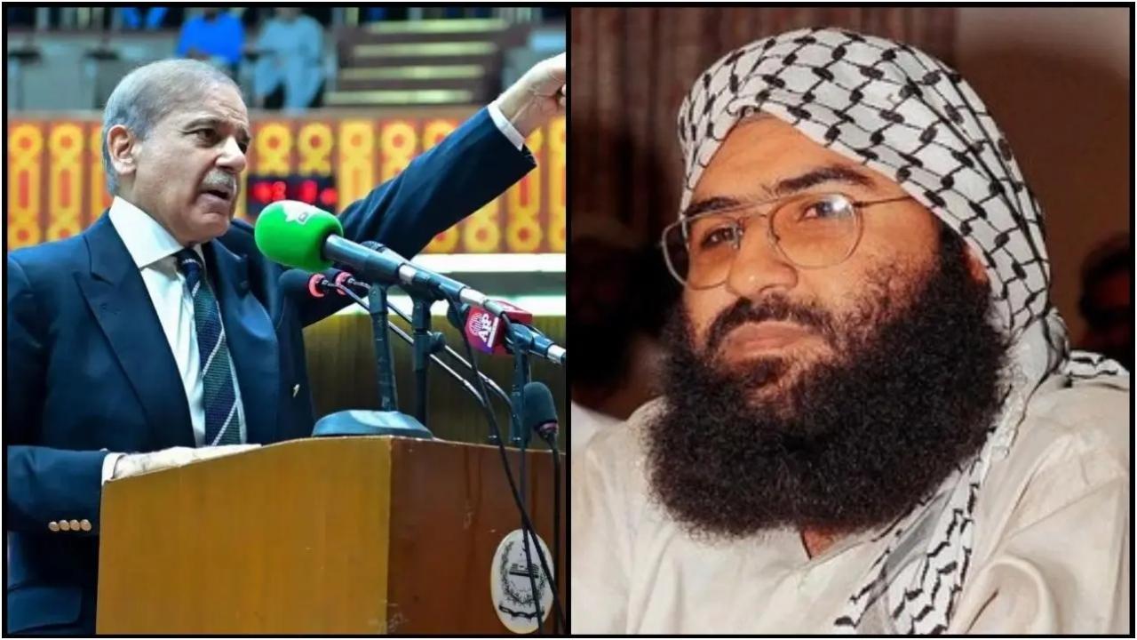 शाहबाज शरीफ और मसूद अजहर की फाइल फोटो.